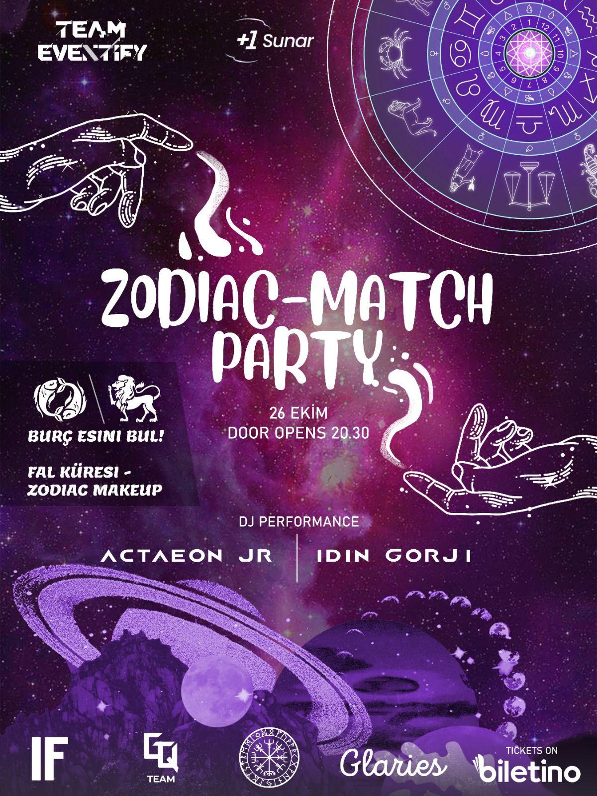 Zodiac&Match Party - 26 Ekim 2022